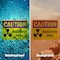 Signmission Radiation & Laser Sign, 7 in H x 10 in W, Plastic, Rectangle OS-2PACK-CR-P-710-L-10182 - alternate 6